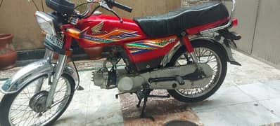 Honda cd 70 Red colour 2020 model