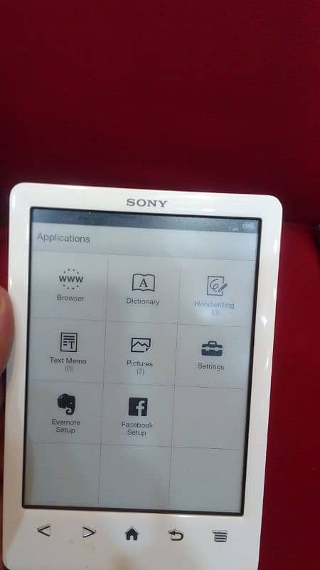 SONY PAPERWHITE EBOOK READER FAST IN FUNCTION WITH SD CARD OPTION 1