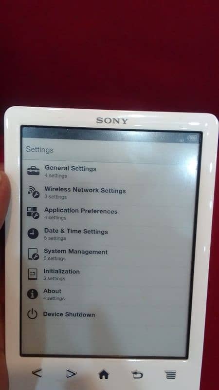 SONY PAPERWHITE EBOOK READER FAST IN FUNCTION WITH SD CARD OPTION 3