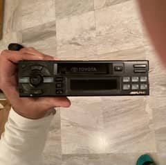 Toyota Corolla indus original ALPINE cassette audio pre/ CD changer