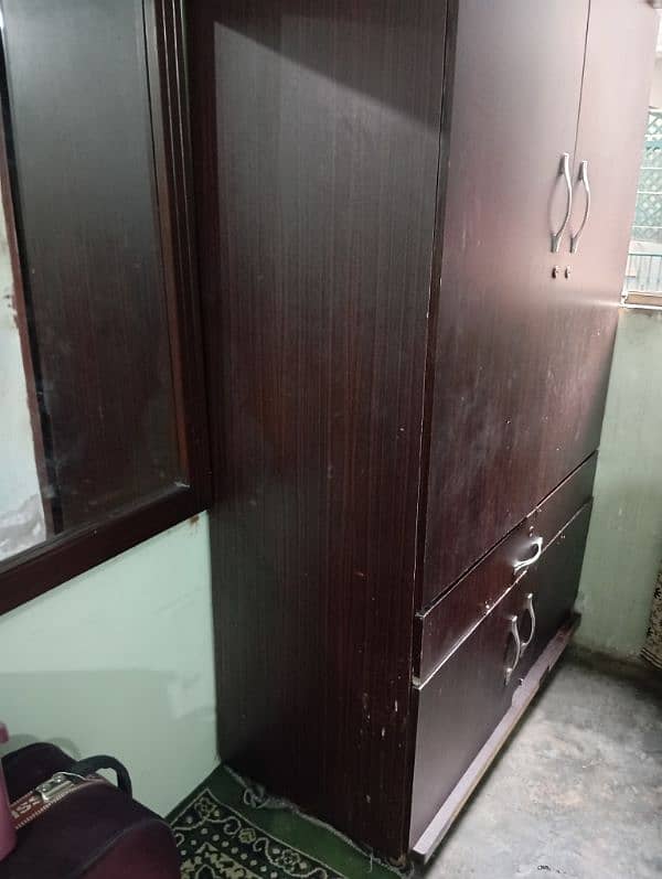 Wooden Cabinet, 2 Door Almari 1