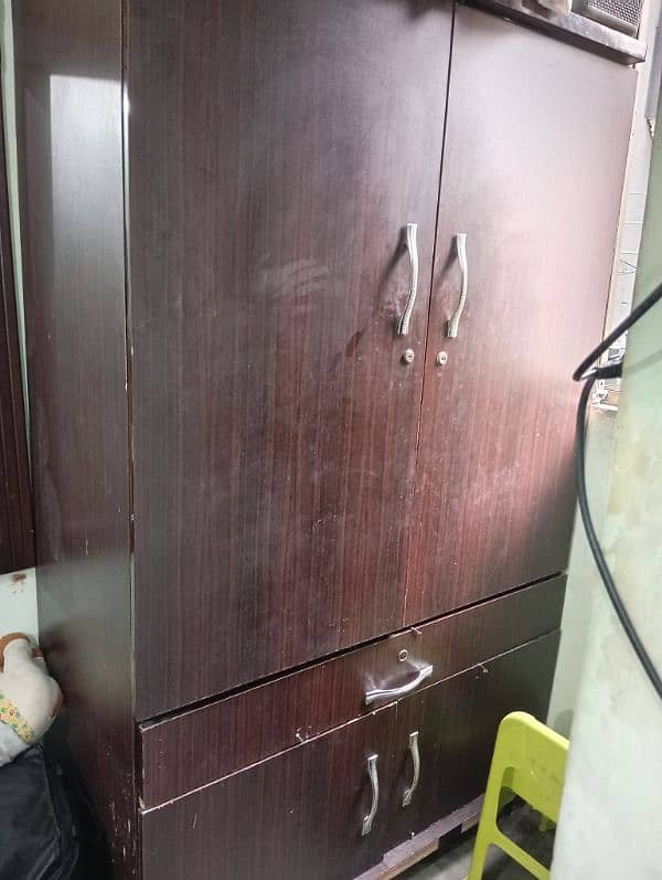 Wooden Cabinet, 2 Door Almari 3