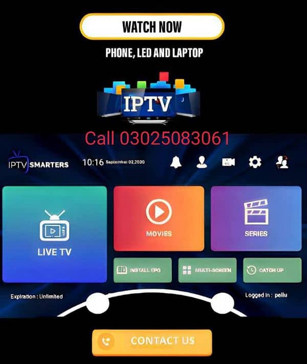 IPTV 03025083061:WORLD NO. 1 IPTV WITH HD Get The Best T. v 1