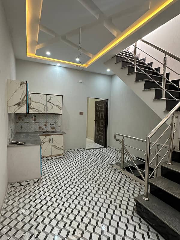 3 marla brand new beautiful house for sale at beautiful location at sehar road 0