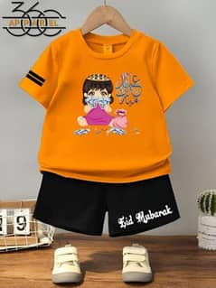 NEW EID COLLECTION CUSTOMIZE T SHIRT + SHORT FOR KIDS