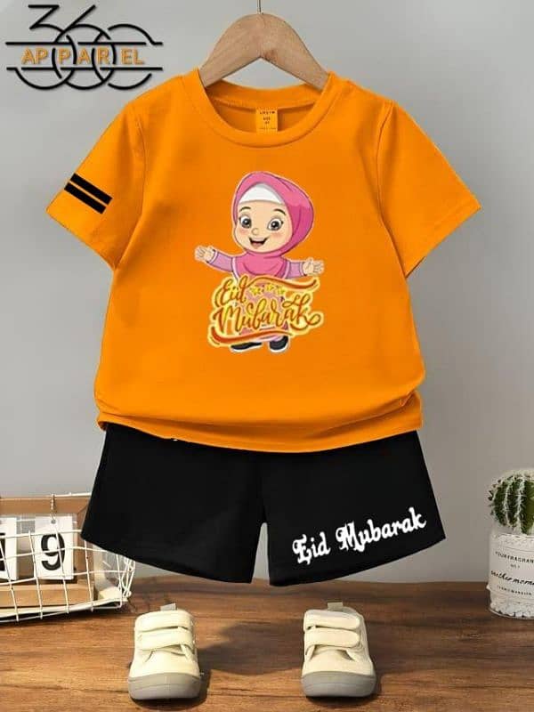 NEW EID COLLECTION CUSTOMIZE T SHIRT + SHORT FOR KIDS 1