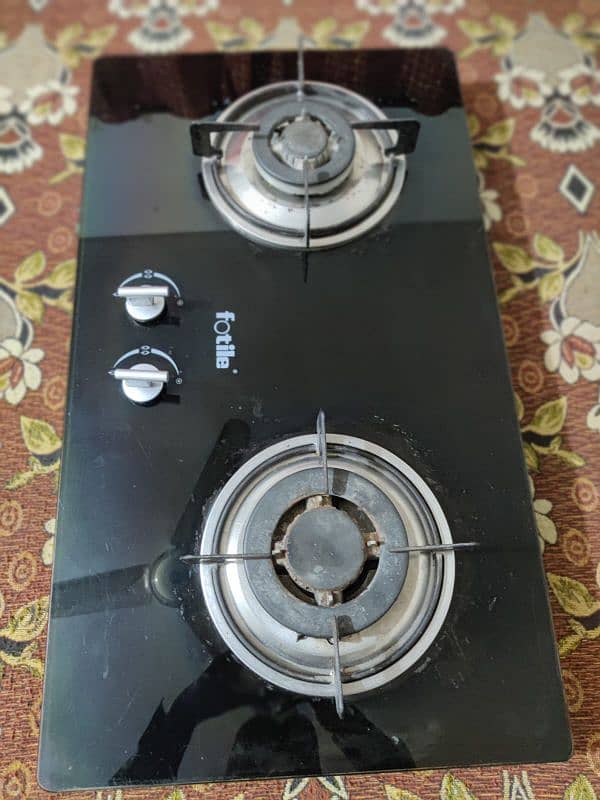 Fotile 2 burner stove automatic 2