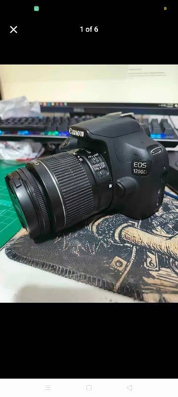 CANON 1200D WITH 18-55MM LENS 3