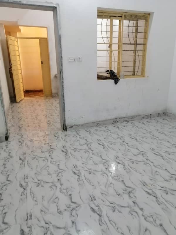 Brand New Non Furnished one bed tv lounge washroom lower portion available for bachelors or small family in model town link road 2