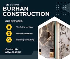 Tile Fixer/Construction/ /Plumbering work / Marble Tiles Service