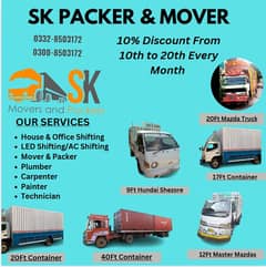 MOVER & PACKER MOVING SERVICES ISLAMABAD TO ALL PAKISTAN