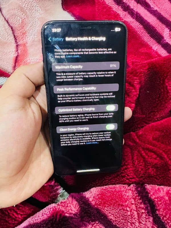 Iphone 11 pro Max 256Gb Pta prof Physical Dual sim watarpack 7