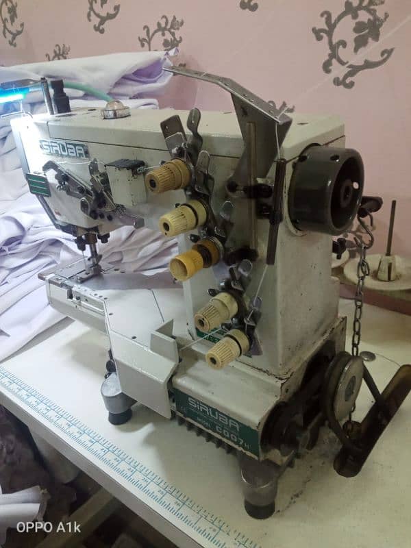 flat lock machine original suruba brand running condition for sale 2