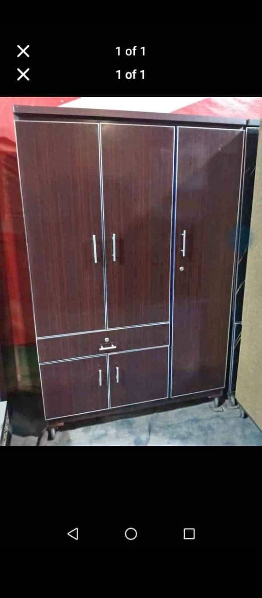 Wardrobe / Almar / safe Almari /wooden Almari / 3 door Almari wardrobe 7