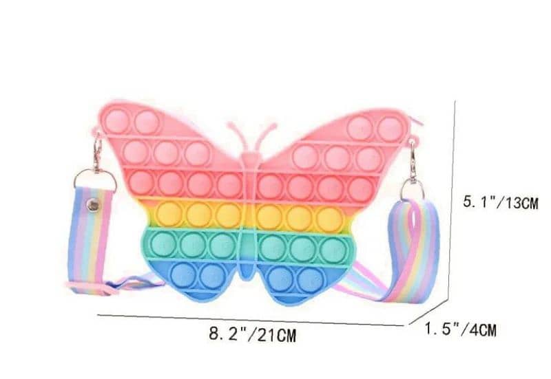 Sillicon Butterfly girls bag premium quality 2