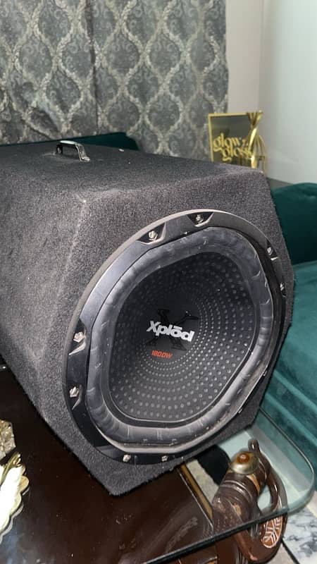 Sony explode 1800W subwoofer with amplifier 1