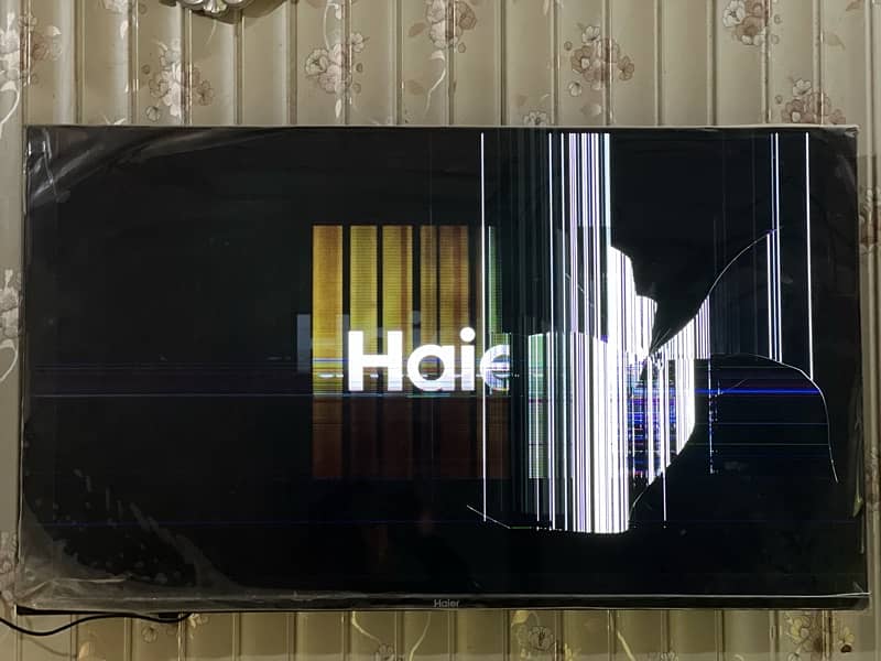 Haier led 43 inch all accessories & box panel break ha only seres byer 4