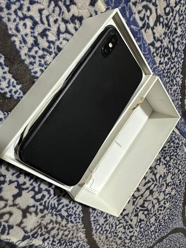 iphone x/256 gb  PTA APPROVED BLack Lush condition For Sale 2