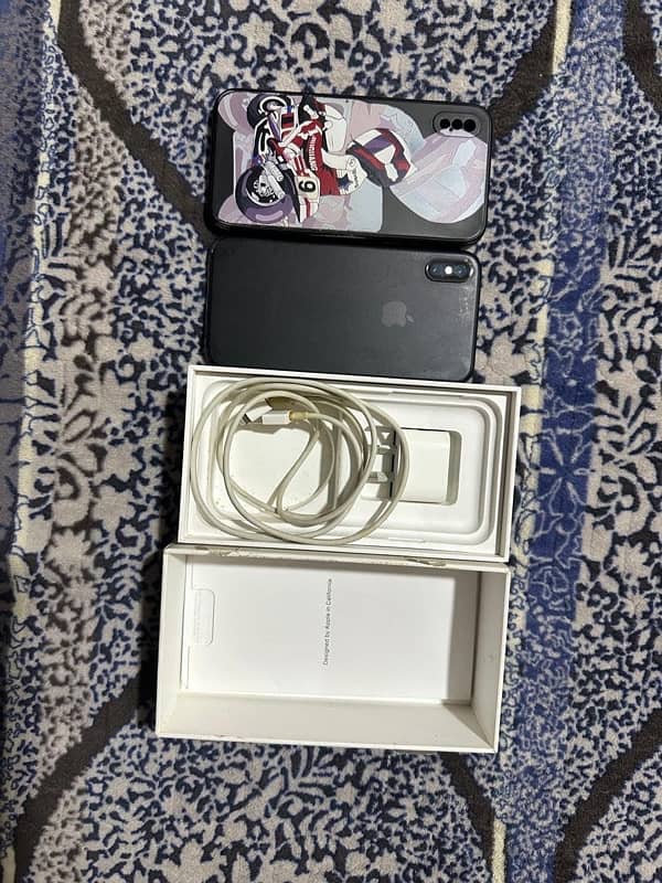 iphone x/256 gb  PTA APPROVED BLack Lush condition For Sale 5