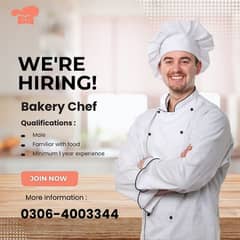 Bakery Chef || Jobs | Male Staff | Required Staff