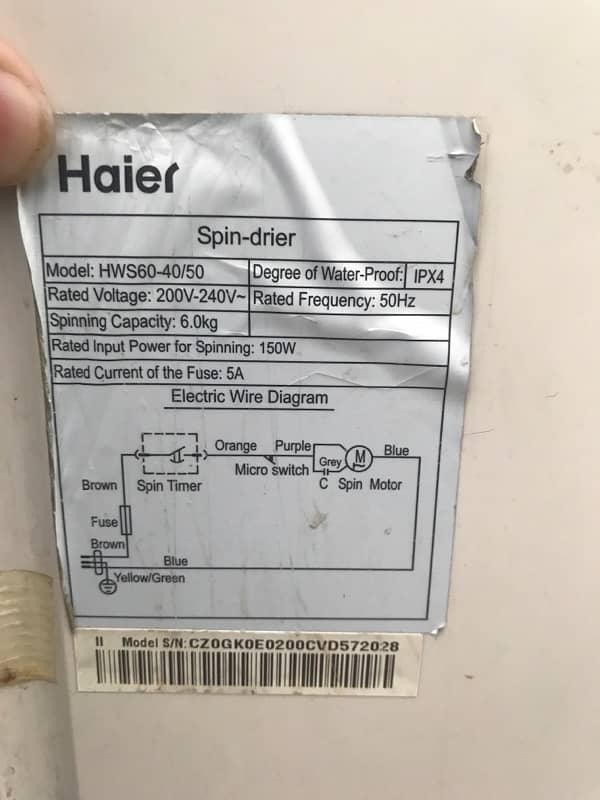 Haier Spinner Dryer 3