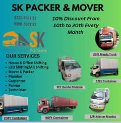 Packers & Movers/House Shifting/Loading / unloading /Offcie Shifting