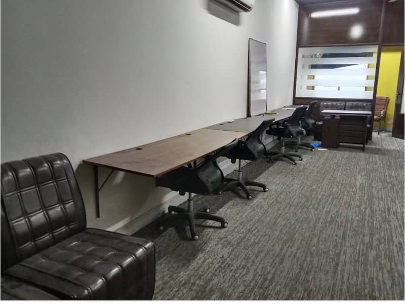 Fully Furnished Area 600 Square Feet Brand New Corporation Office Available For Rent In Gulberg 3 Lahore 8