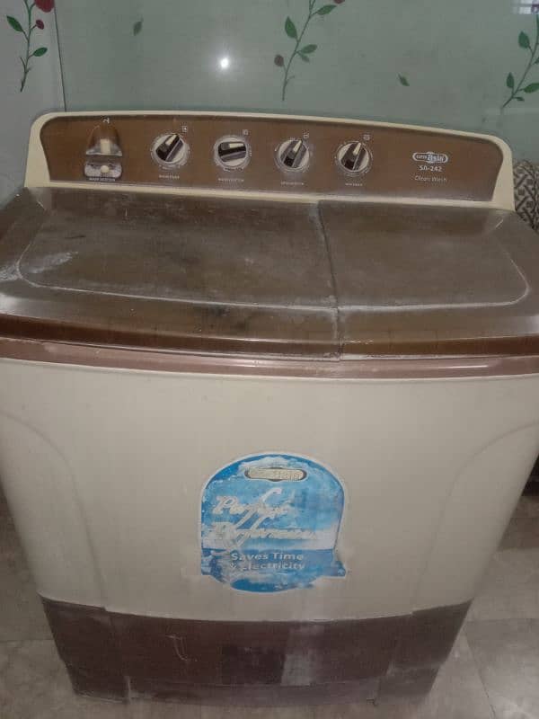 super Asia dual tub totally genuine 0