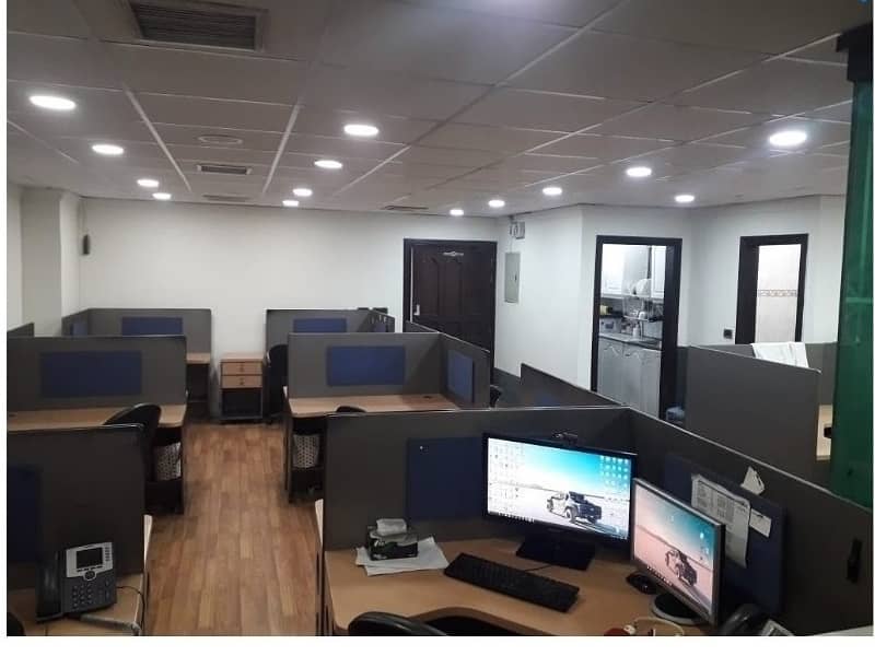 Area 850 Sqft Fully Furnished Office Best Rental of 90 Thousand Monthly in Main Boulevard Gulberg Lahore 5