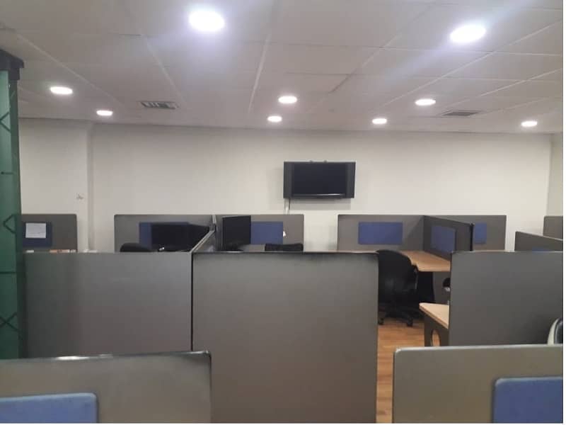 Area 850 Sqft Fully Furnished Office Best Rental of 90 Thousand Monthly in Main Boulevard Gulberg Lahore 12