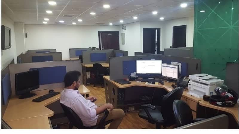 Area 850 Sqft Fully Furnished Office Best Rental of 90 Thousand Monthly in Main Boulevard Gulberg Lahore 13