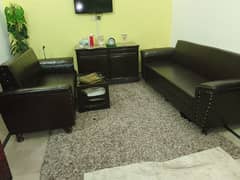 2 sofa set 1 sofa combed & 1 two seater sofa