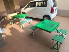 Portable Travel Picnic Table & Chairs