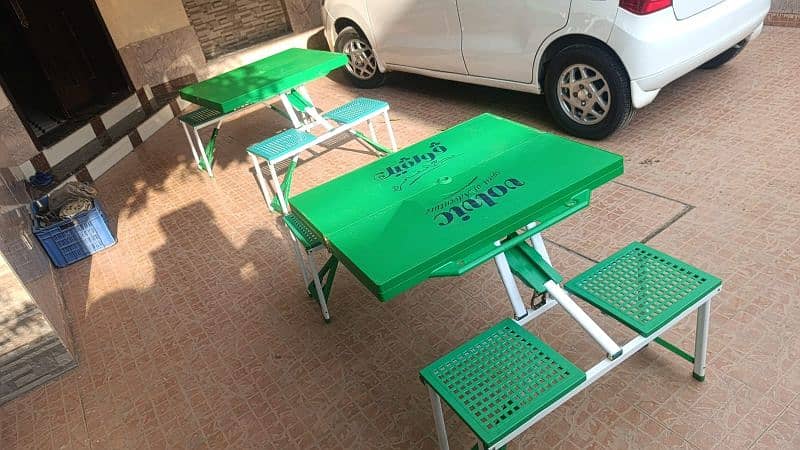 Portable Travel Picnic Table & Chairs 1