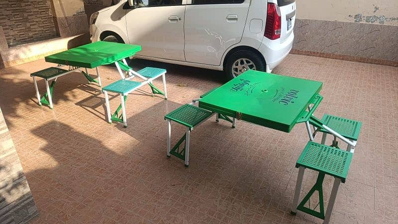 Portable Travel Picnic Table & Chairs 2