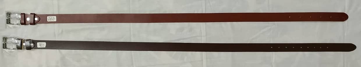 100% GENUINE LEATHER BELTS IN LIGHT & DARK BROWN COLORS 1