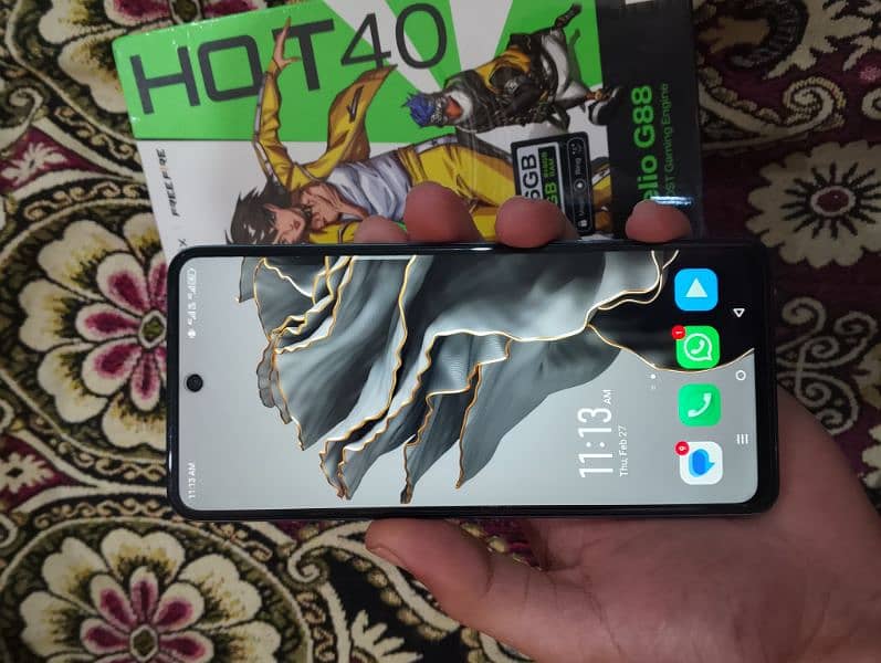 Infinix hot 40 8+8Gb / 256Gb complete box 10/10 3