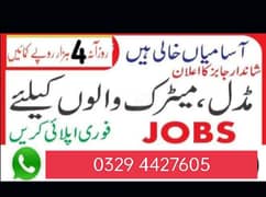 Part Time Job | Full Time Job | Home Base Job | Online Jobs