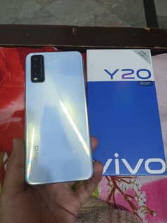 Vivo Y20 With box Charger