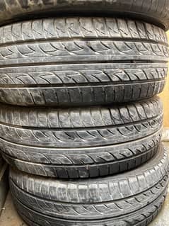 4 tyres 195/65/15 size honda city used in good condition