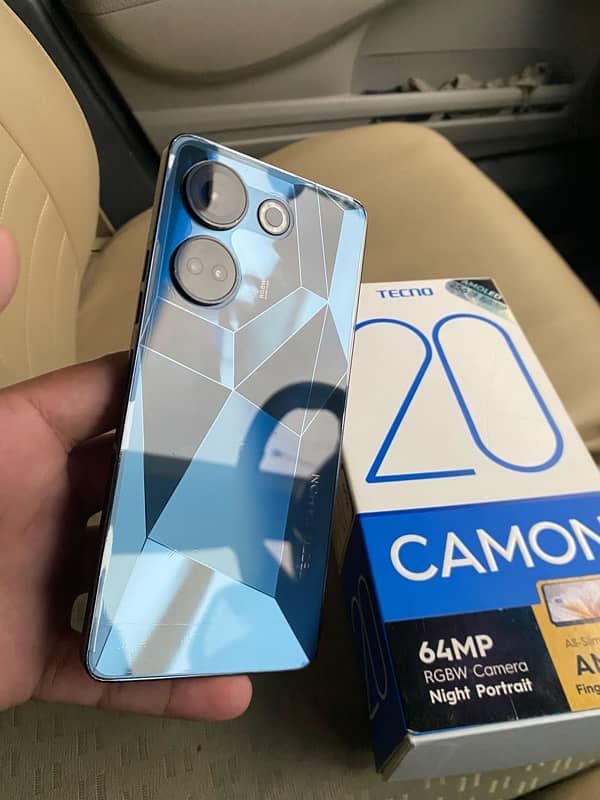 Tecno camon 20 8gb 256gb with box 0