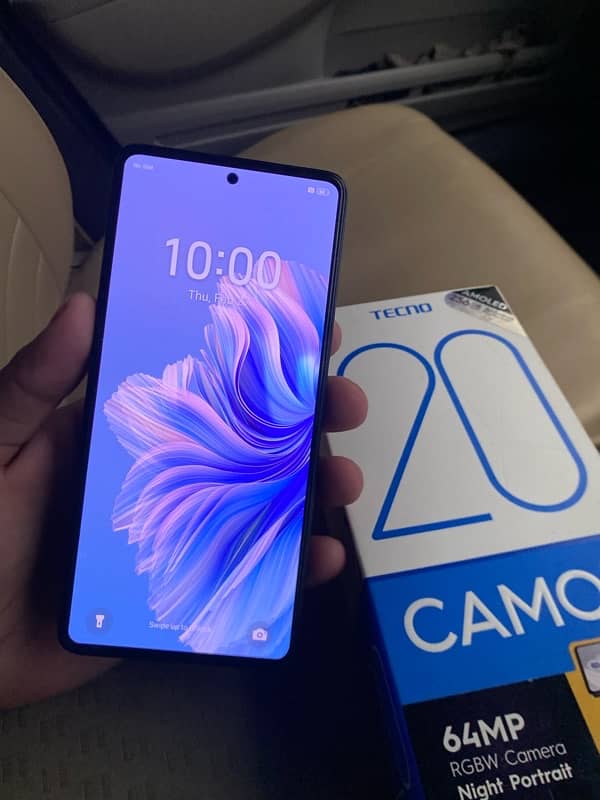 Tecno camon 20 8gb 256gb with box 5