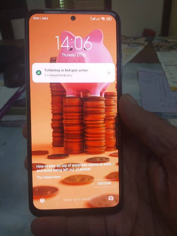 Redmi note 10 with box original phone minor shade 0