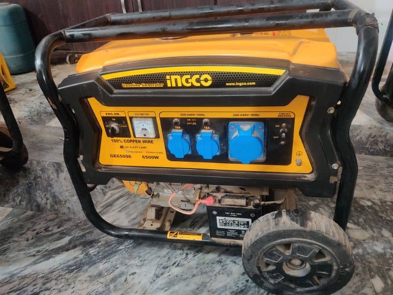 Ingco gasoline generator for sale GE65006 0