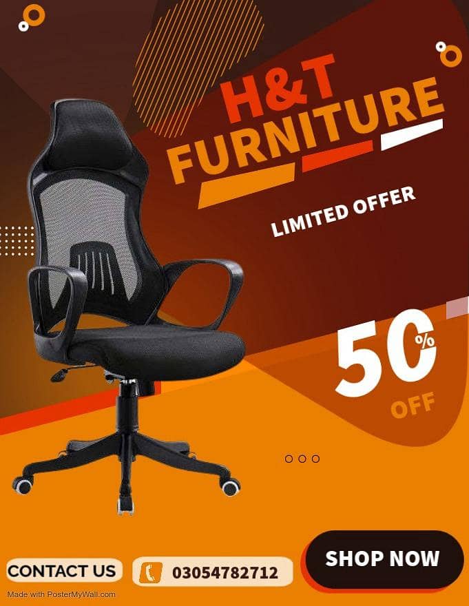 Executive Revolving chairs/office chairs/mesh chairs/high back chairs 10