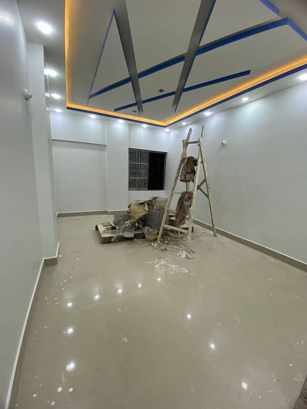 Prime Location 1200 Square Feet Flat In Beautiful Location Of North Nazimabad - Block H In Karachi 14