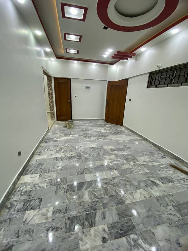 Prime Location 1200 Square Feet Flat In Beautiful Location Of North Nazimabad - Block H In Karachi 19