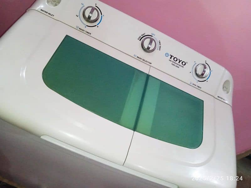 Toyo washing machine twin tub model number TW-5000 0