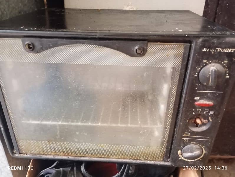 microwave working condition some button is missing cleaning needed 1