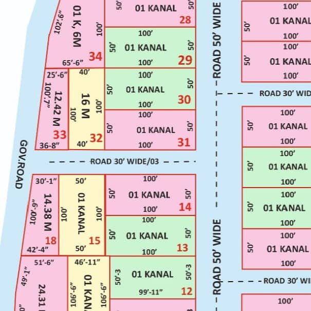 1 Kanal Commercial Plot on Main Chakbeli Road, 0.5 KM from GT Road Raw 5